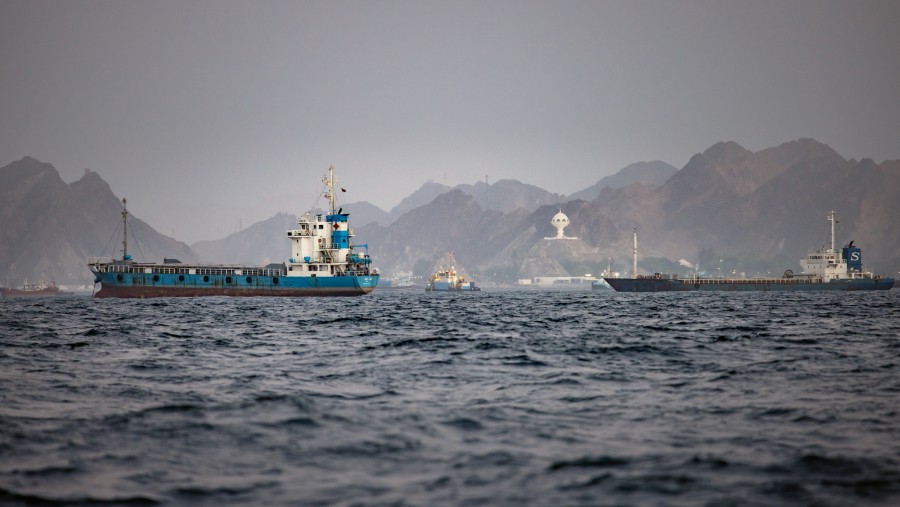 Tanker di Selat Hormuz. (Bloomberg)