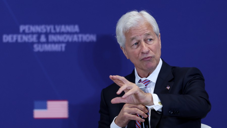 CEO JPMorgan Jamie Dimon di Pennsylvania Defense and Innovation Summit. dok: Bloomberg