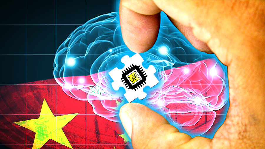 China mengklaim berhasil melakukan implantasi brain-computer interface (BCI) komersial pertama di dunia kepada seorang pasien (Diolah)