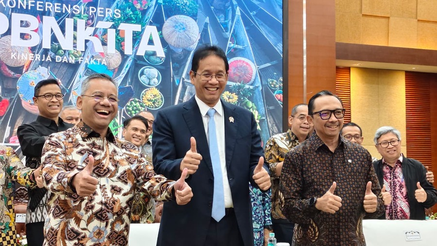 Menteri Keuangan Purbaya Yudhi Sadewa dalam Konferensi Pers APBN Kita, Selasa (21/7/2026) (Bloomberg Technoz/ Mis Fransiska)