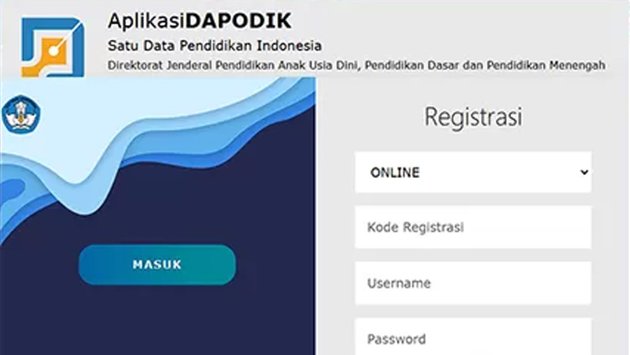 Aplikasi Data Pokok Pendidikan (Dapodik) (Dok. Ist)