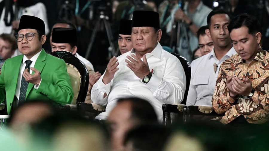 Presiden Prabowo menghadiri peringatan Hari Lahir ke-28 Partai Kebangkitan Bangsa di Jakarta International Convention Center (23/7/2026) (Dok. Setkab)