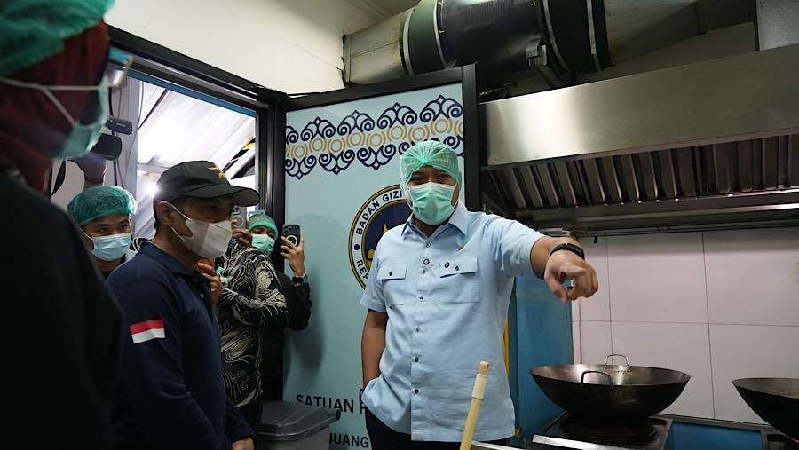 Kepala BGN, Sudaryono melakukan sidak ke beberapa SPPG. (Dok. Badan Gizi Nasional)