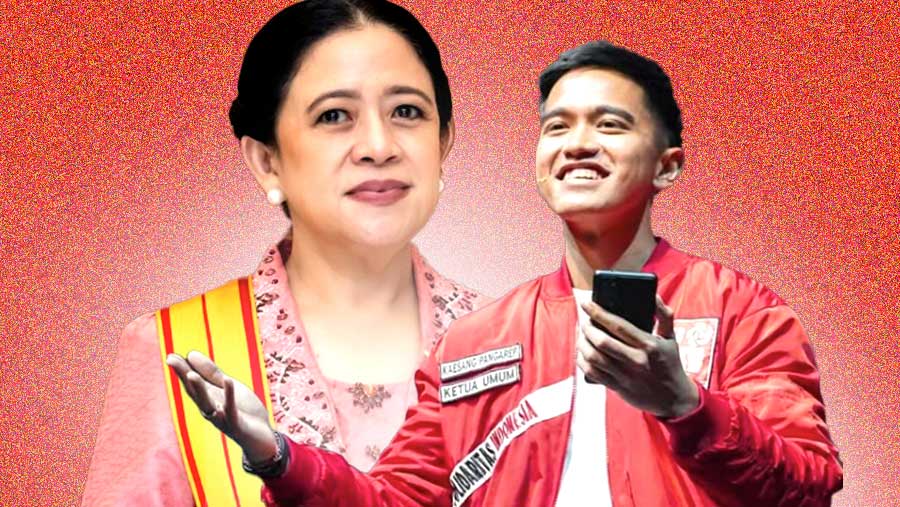 Puan Maharani dan Kaesang Pangarep (Diolah)
