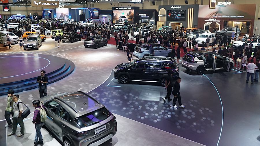 Gaikindo Indonesia International Auto Show (GIIAS) 2026 resmi dibuka untuk umum mulai hari ini, Kamis (30/7/2026). (Bloomberg Technoz/Andrean K)