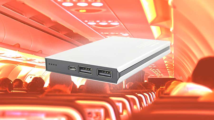 Ilustrasi Power Bank Terbakar di Kabin, Ancaman Baterai Lithium Kian Menghantui Industri Penerbangan (Diolah)