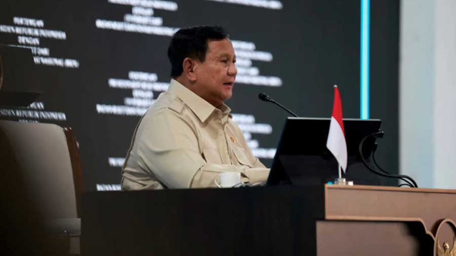 Presiden Prabowo Subianto meninjau langsung beragam hasil riset dan inovasi karya anak bangsa (06/08/2026). (Dok. Sekretariat Kabinet)