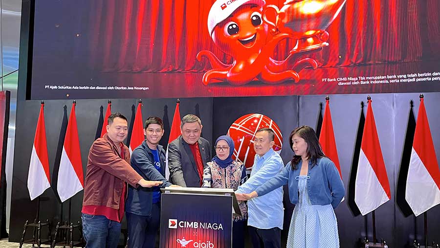Ajaib x CIMB. (Bloomberg Technoz)