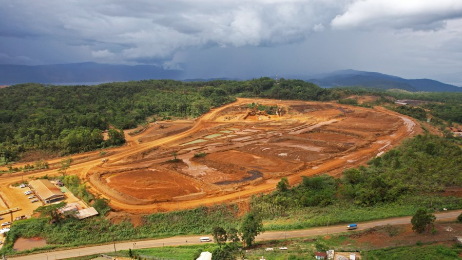 Lokasi penambangan nikel yang dioperasikan oleh PT Vale Indonesia di Sorowako, Sulawesi Selatan, Indonesia./Bloomberg-Dimas Ardian