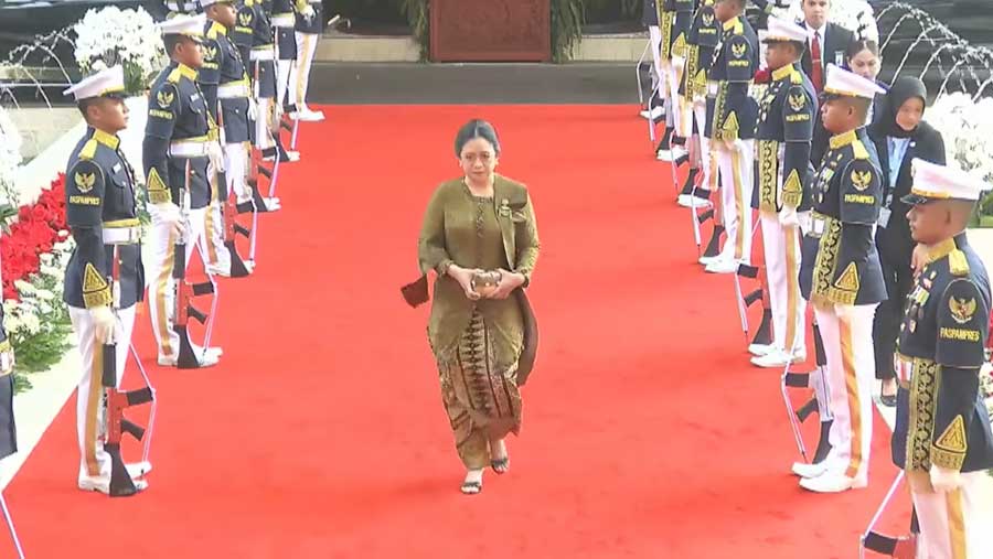 Puan Maharani pada Sidang Tahunan MPR dan Sidang Bersama DPR dan DPD, (14/08/2026). (YouTube Sekretariat Presiden)