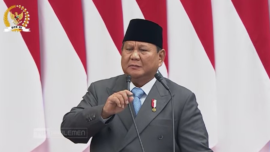 Pidato Presiden RI pada Sidang Tahunan MPR dan Sidang Bersama DPR dan DPD, (14/08/2026). (YouTube Sekretariat Presiden)