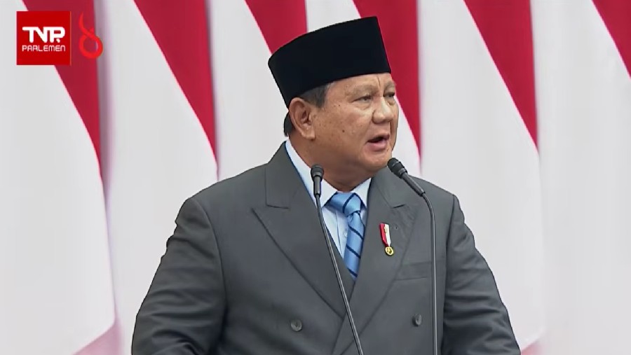 Pidato Presiden RI pada Sidang Tahunan MPR dan Sidang Bersama DPR dan DPD, (14/08/2026). (YouTube Sekretariat Presiden)