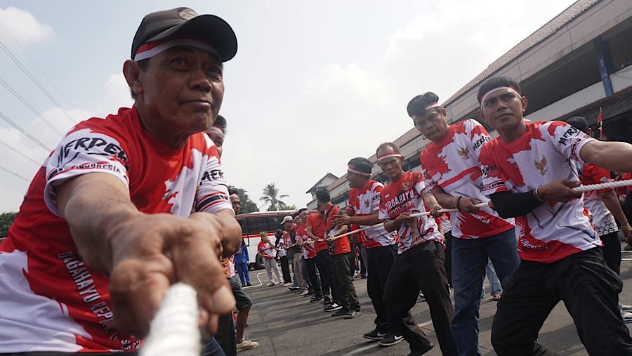 Kegiatan ini menjadi babak final rangkaian perlombaan HUT ke-81 Kemerdekaan RI bagi pekerja dan komunitas di Terminal Kampung Rambutan. 