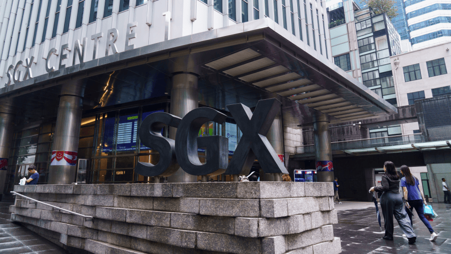 Kantor pusat Singapore Exchange Ltd. (SGX) di Singapura./Bloomberg-Ore Huiying