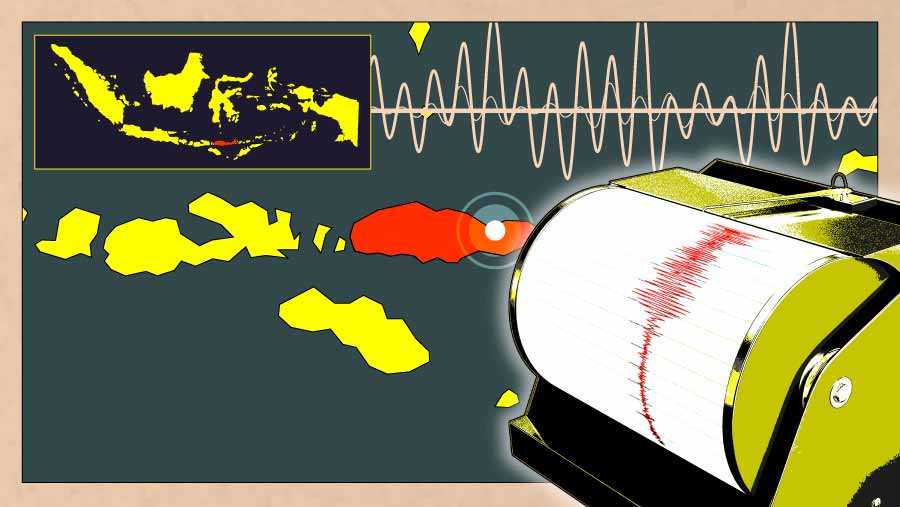 Data BNPB Soal Dampak Gempa Bumi NTT: 70 Orang Meninggal (Bloomberg Technoz/Asfahan)