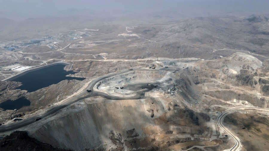 Tambang tembaga Chalcobamba milik MMG Ltd. di Las Bambas, Provinsi Cotabambas, Departemen Apurimac, Peru. (Fotografer: Alessandro Cinque/Bloomberg)