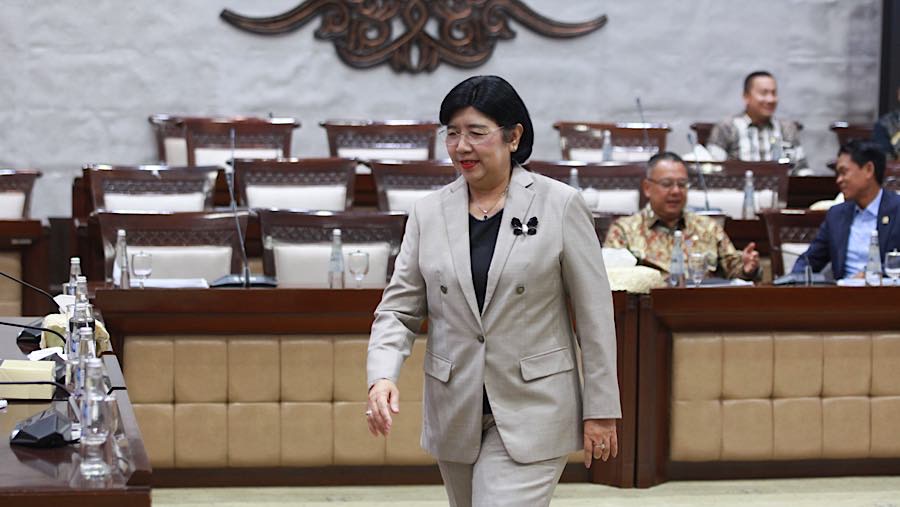 Calon Gubernur Bank Indonesia yang sekaligus menjabat sebagai Pejabat Sementara (Pjs) Gubernur BI, Destry Damayanti, menjalani uji kelayakan hari ini.