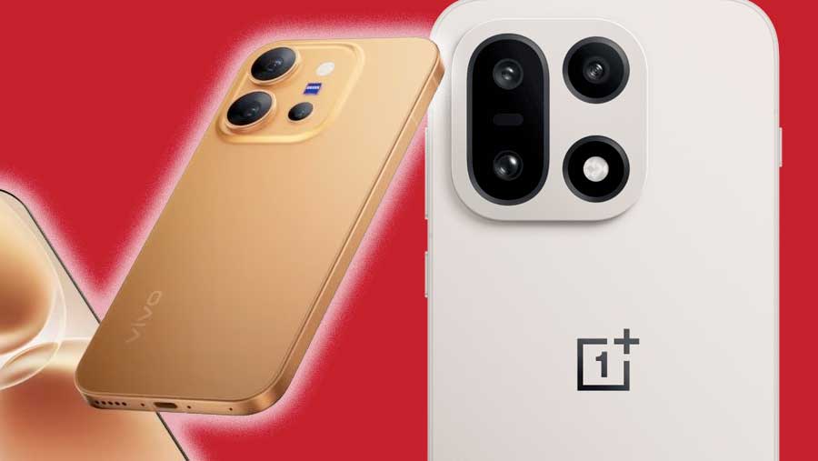 Ilustrasi Vivo X300 E vs OnePlus 15 (Diolah)