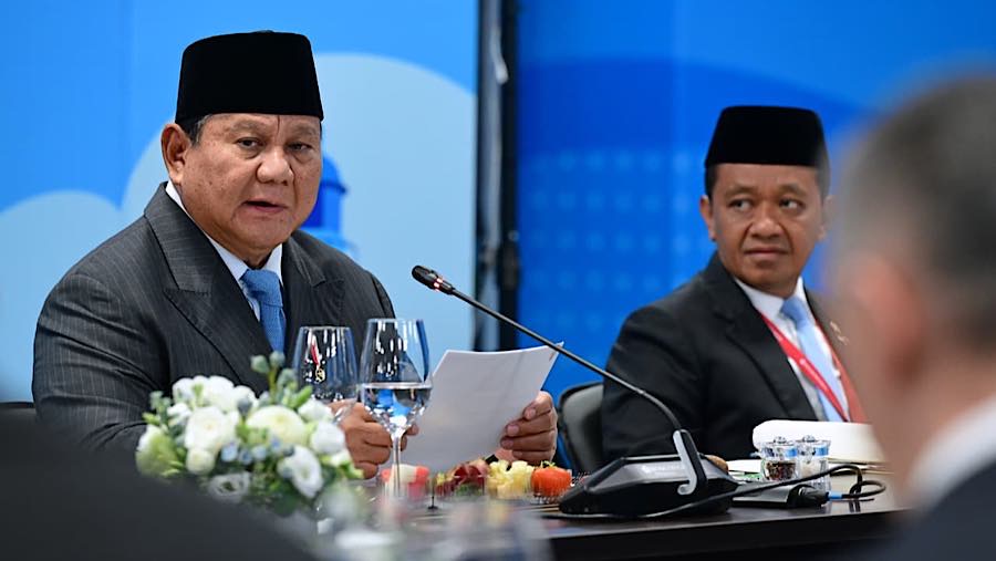 Presiden Prabowo Subianto menghadiri pertemuan dengan Presiden Rusia Vladimir Putin di Vladivostok, Rusia, Kamis (3/9/2026). (Biro Setpres)