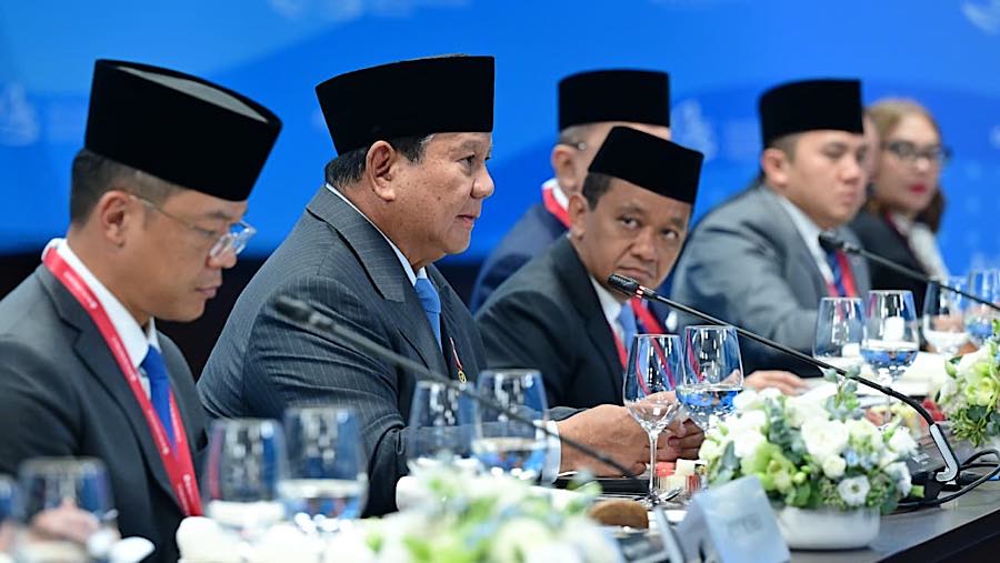Presiden Prabowo Subianto menghadiri pertemuan dengan Presiden Rusia Vladimir Putin di Vladivostok, Rusia, Kamis (3/9/2026). (Biro Setpres)
