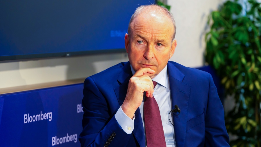 Perdana Menteri Irlandia Micheal Martin. (Sumber: Bloomberg)