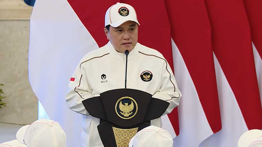 Menpora Erick Thohir saat Lepas Kontingen Indonesia Menuju Asian Games ke-20 Aichi Nagoya (Sekretariat Presiden)