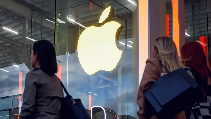 Logo Apple. dok: Bloomberg