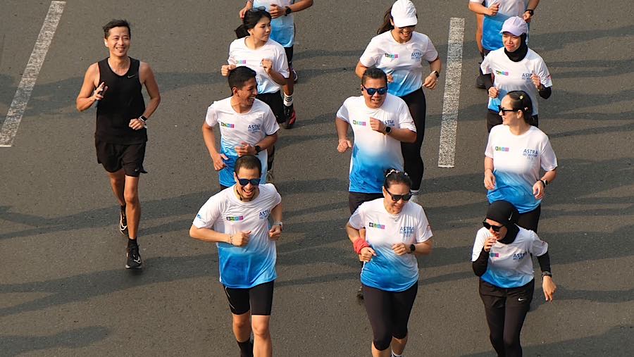 Astra Runners terus berkembang menjadi wadah bagi karyawan Grup Astra untuk berlari bersama menjalankan semangat ‘We Run, We Care, We Share.’