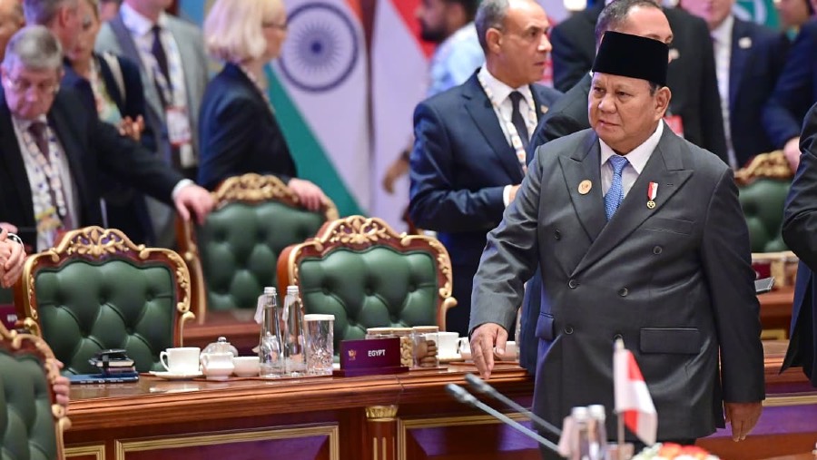 Prabowo Subianto di KTT BRICS India 2026. (Dok. Sekretariat Presiden)