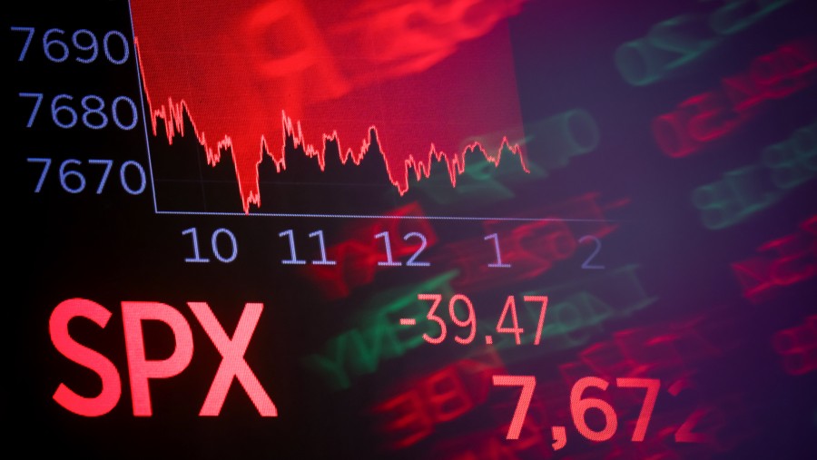 Indeks pasar saham utama di Amerika Serikat, SPX. dok: Bloomberg