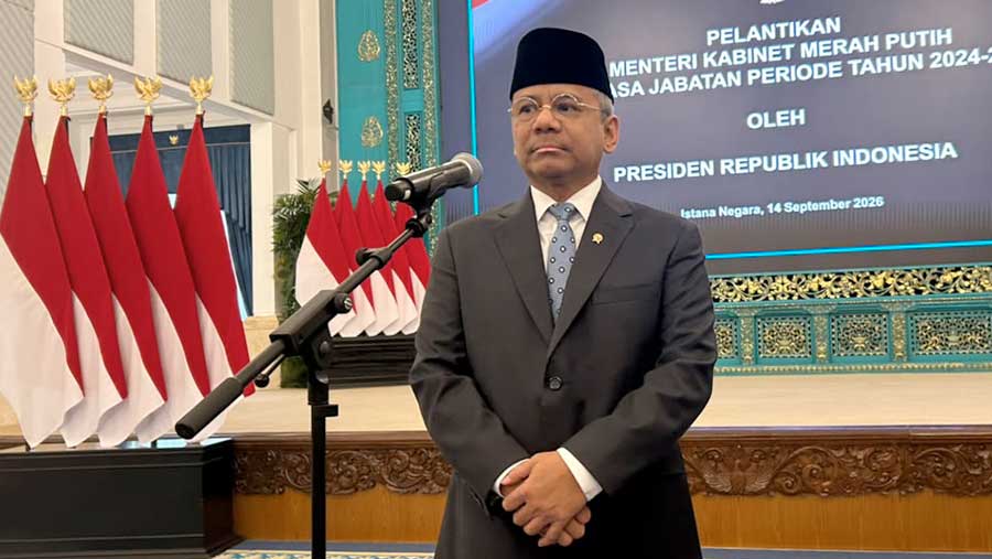 Suahasil Nazara dilantik menjadi Menteri Keuangan (Bloomberg Technoz/Azura Yumna)