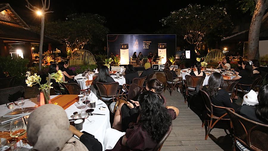 Intimate Dinner Women Leading Change and Creating Impact merupakan rangkaian acara dari Women On The Move 2026. (Bloomberg Technoz/Andrean Kristianto)