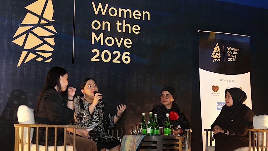 Suasana Intimate Dinner Women on The Move 2026 di Lombok, Sabtu (12/9/2026). (Bloomberg Technoz/Andrean Kristianto)