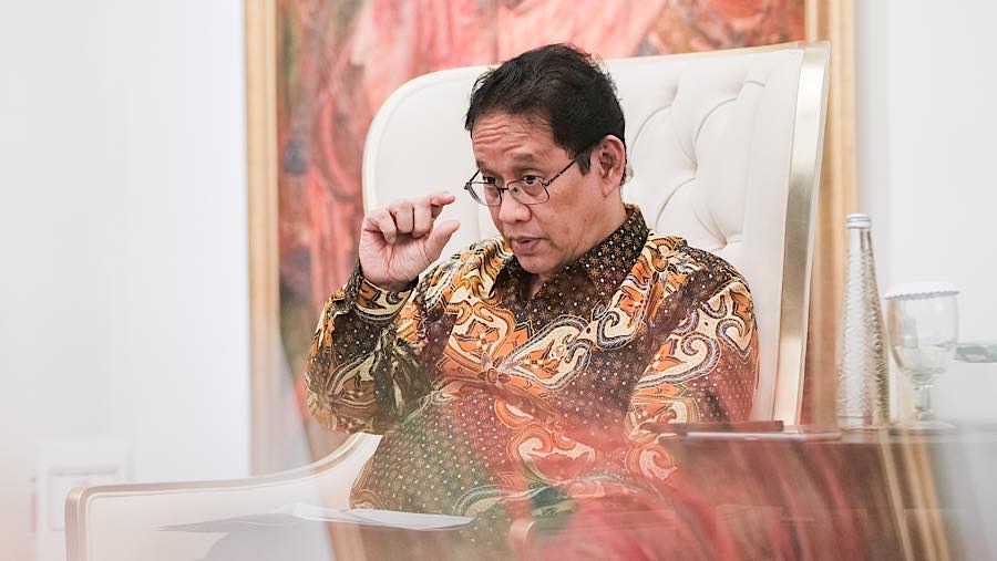 Menteri Keuangan, Purbaya Yudhi Sadewa saat diwawancarai di Jakarta (10/9/2026). (Dian Triyuli Handoko/ Bloomberg Technoz)