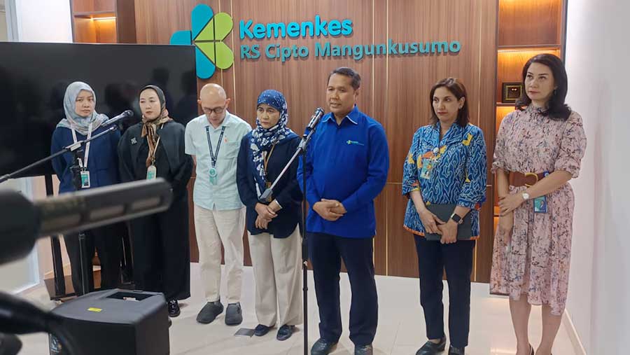 Pihak RSCM update kondisi anak hilang ingatan karena keracunan MBG. (Bloomberg Technoz/Dinda Decembria)