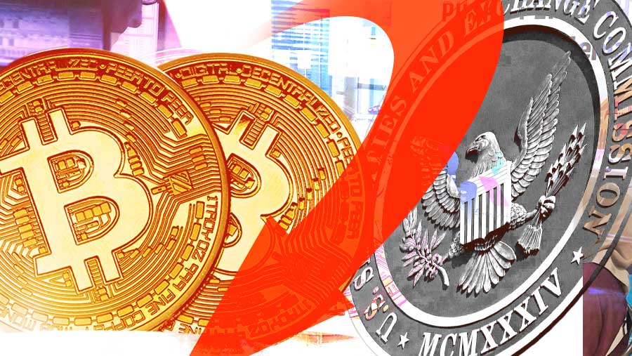 Penolakan RUU dan keputusan kenaikan suku bunga acuan Fed jadi penghambat pertumbuhan Bitcoin. (Diolah/Bloomberg Technoz)