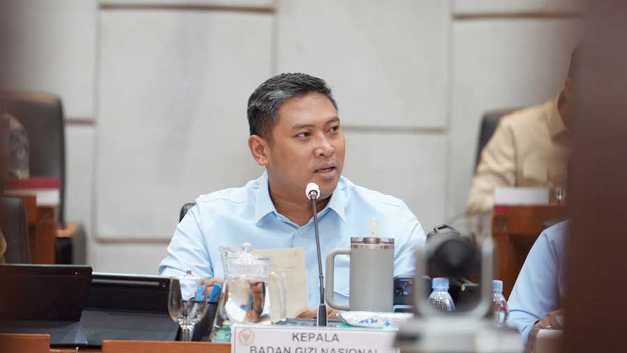 Kepala Badan Gizi Nasional, Sudaryono di rapat bersama Komisi IX DPR RI. (Dok. Badan Gizi Nasional)