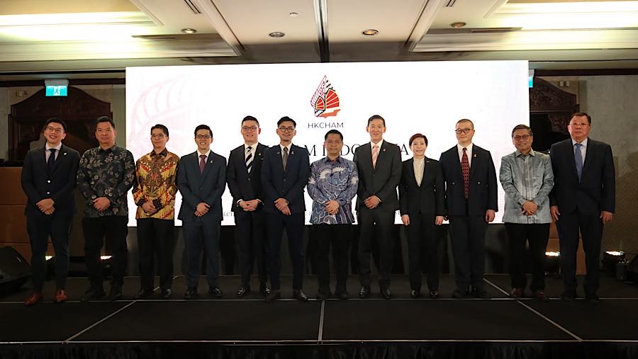 Inaugurasi HKCHAM di Jakarta, Kamis (17/9/2026). (Bloomberg Technoz/Andrean Kristianto)