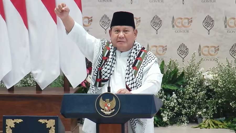 Presiden Prabowo Hadiri Syukuran 100 Tahun Pondok Modern Darussalam Gontor, 19 September 2026 (YouTube Sekretariat Presiden)