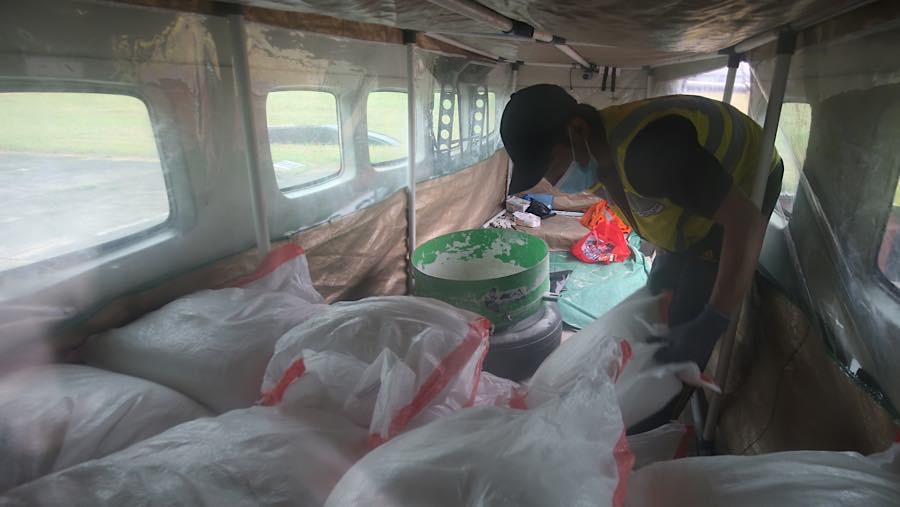 Upaya tersebut diarahkan untuk meningkatkan peluang terbentuknya hujan di wilayah Jakarta. (Bloomberg Technoz/Andrean Kristianto)
