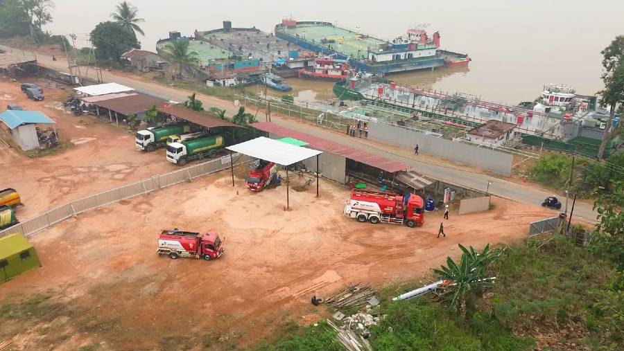 Terminal BBM Sintang, Kalimantan Barat. (Dok. PPN)
