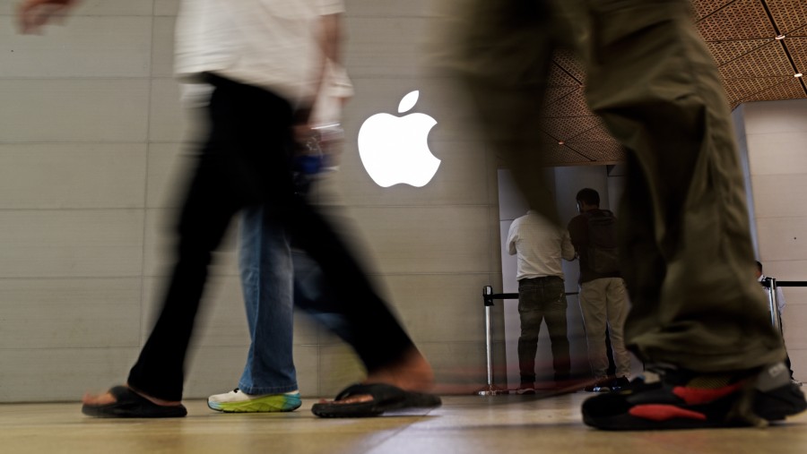 Logo Apple. dok: Bloomberg