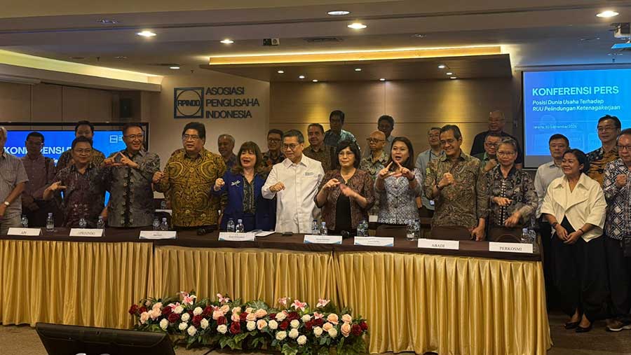Apindo (Bloomberg Technoz/Ibnu Affan)