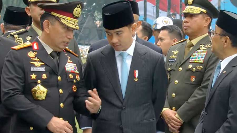 Wakil Preside Gibran Rakabuming dan Listyo Sigit Prabowo (Dok. Setkab)