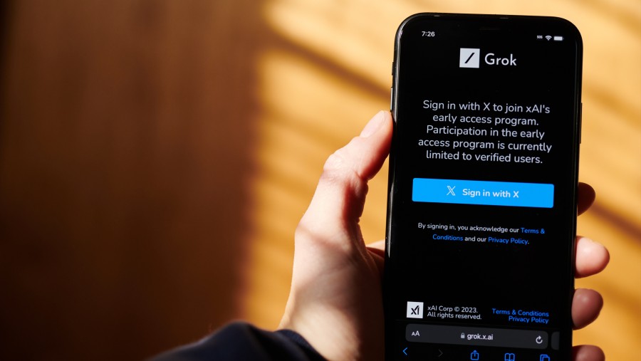 Grok AI dari SpaceXAI milik Elon Musk. dok: Bloomberg