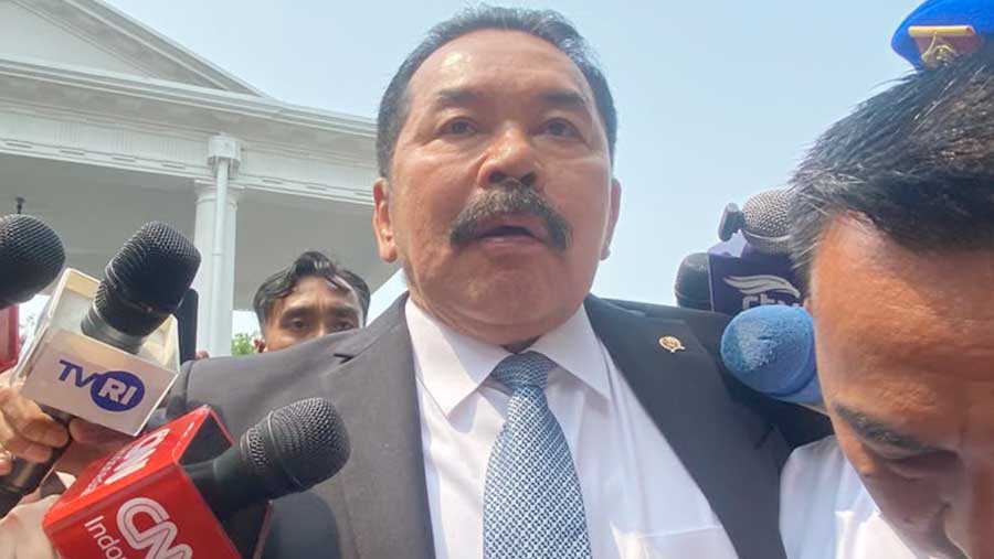 Jaksa Agung Sanitiar Burhanuddin (Bloomberg Technoz/Dovana Hasiana)