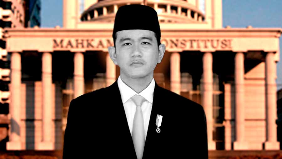 Ilustrasi Wakil Presiden Gibran Rakabuming dan Mahkamah Konstitusi (Diolah)