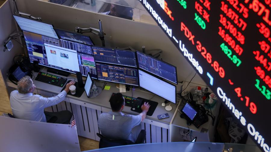 Suasana pasar saham Amerika Serikat.