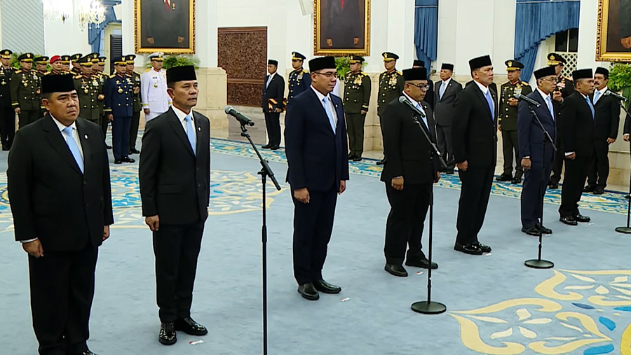Pelantikan Pejabat Negara/Pemerintah, Istana Negara, 15 Oktober 2026 (Youtube: Sekretariat Presiden)