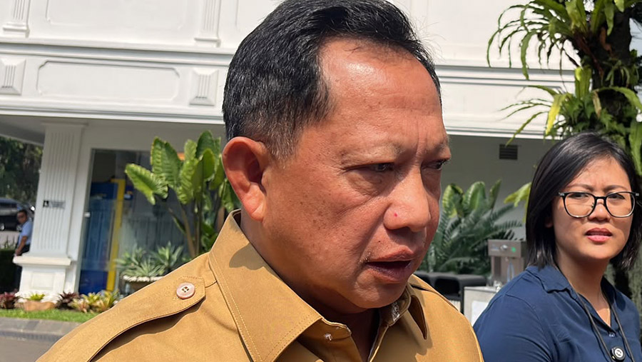 Menteri Dalam Negeri, Tito Karnavian (Bloomberg Technoz/Yeyen)